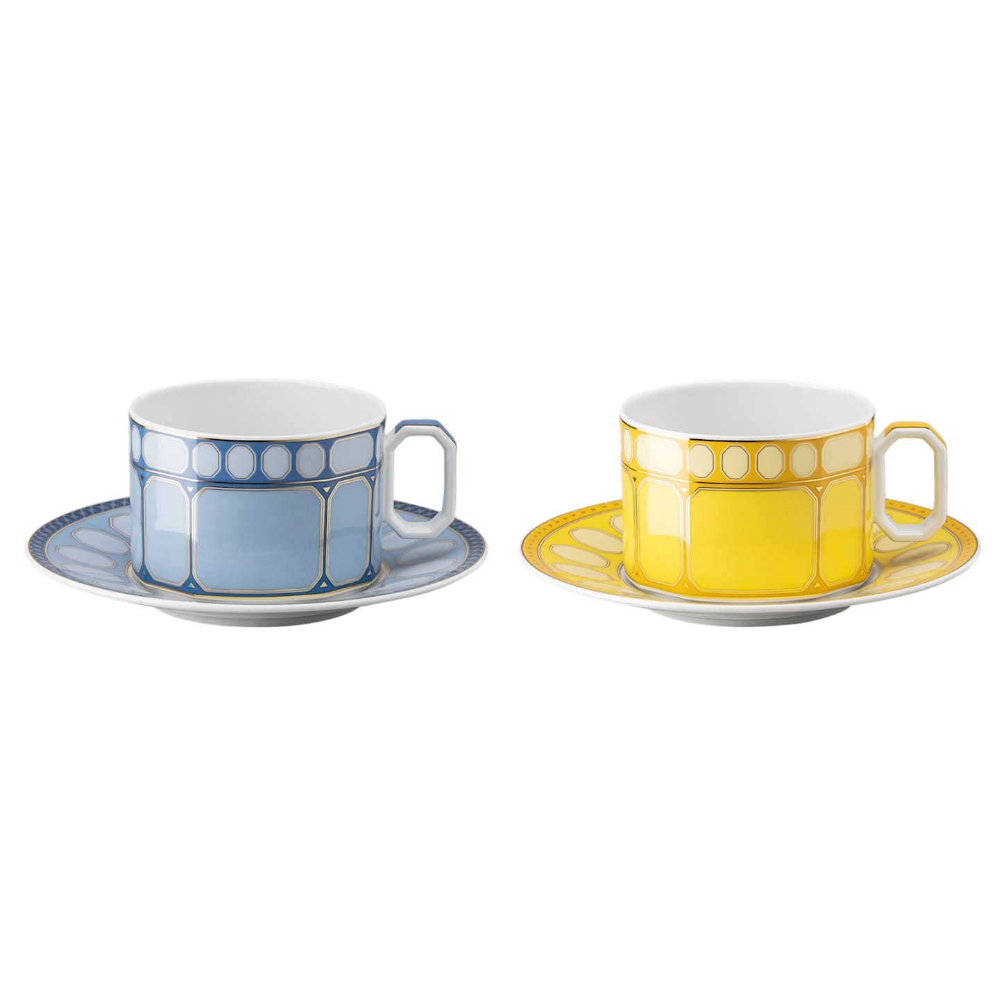 Signum teacup set Porcelain, Multicoloured