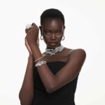 Sublima cocktail ring Large, White, Rhodium plated - Image 6