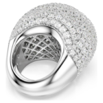 Sublima cocktail ring Large, White, Rhodium plated - Image 5