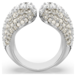 Sublima cocktail ring Round cut, White, Rhodium plated - Image 5