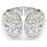 Sublima cocktail ring Round cut, White, Rhodium plated - Image 7