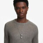 Sublima pendant Mixed cuts, White, Ruthenium plated - Image 2