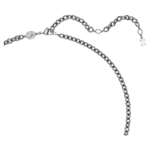 Sublima pendant Mixed cuts, White, Ruthenium plated - Image 5