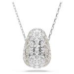 Sublima pendant Round cut, White, Rhodium plated - Image 6