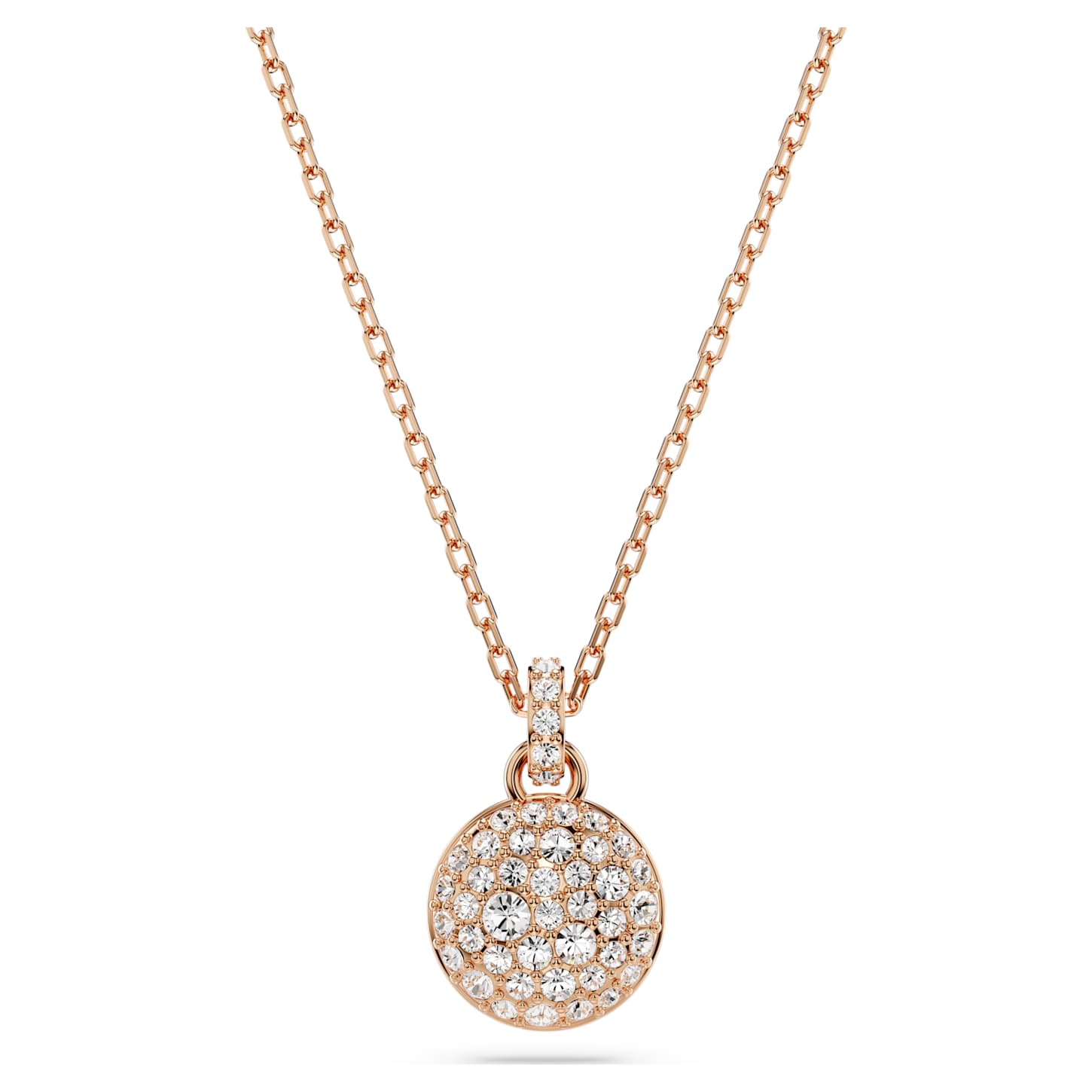 Sublima pendant White, 18K rose gold finish