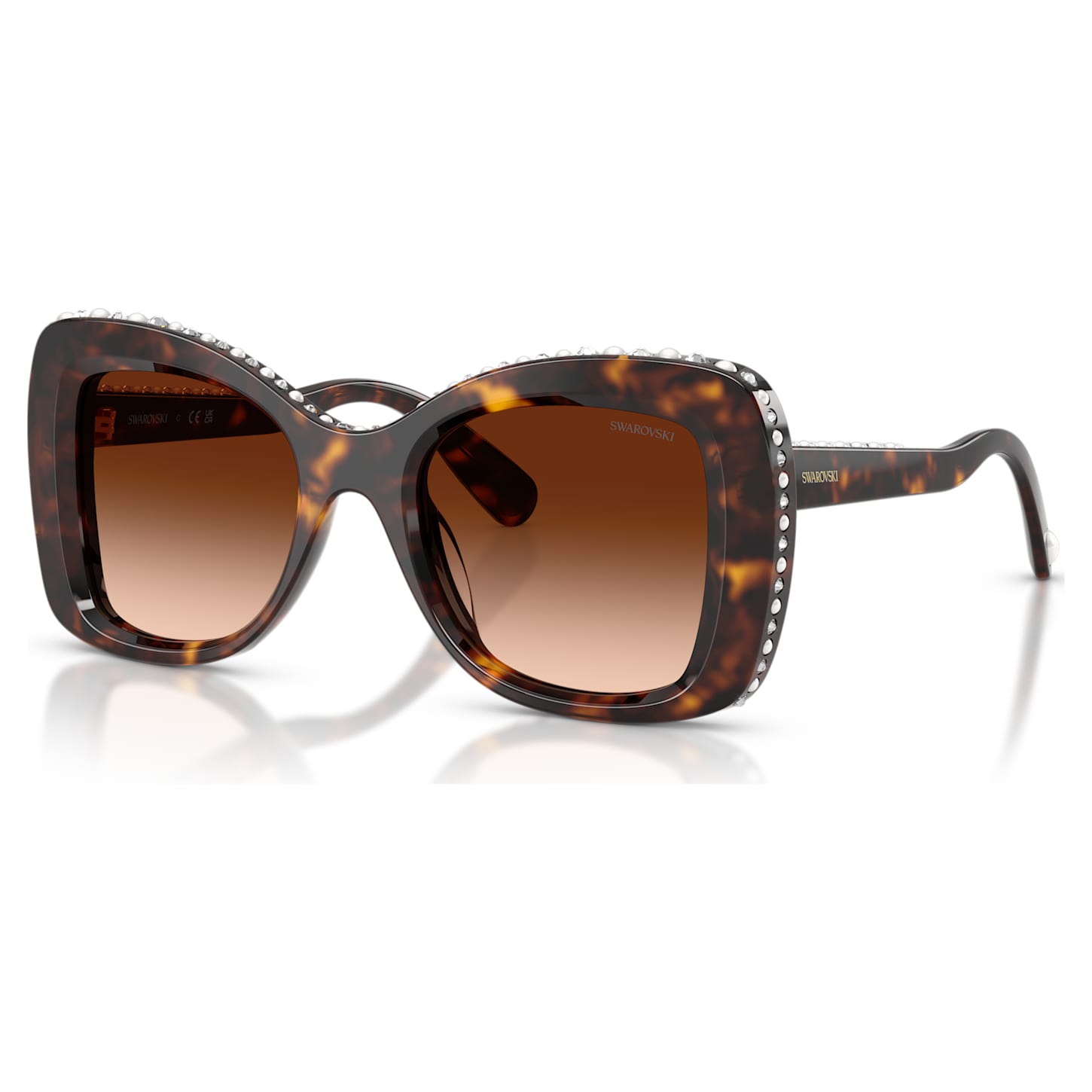 Sunglasses Butterfly shape, SK6062U, Brown