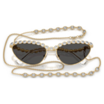 Sunglasses Cat-eye shape, Chain, Grey - Image 5