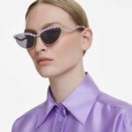 Sunglasses Cat-Eye shape, Purple - Image 2