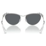 Sunglasses Oval shape, SK7017, Silver Tone - Image 6