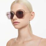 Sunglasses Oversized, Square shape, SK6011, Purple - Image 2