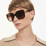 Sunglasses Square shape, SK6049, Brown - Image 2