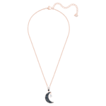 Symbolica pendant Moon and star, Multicoloured, 18K rose gold finish - Image 3