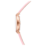 Teddy watch Swiss Made, Leather strap, Pink, Rose gold-tone finish - Image 6