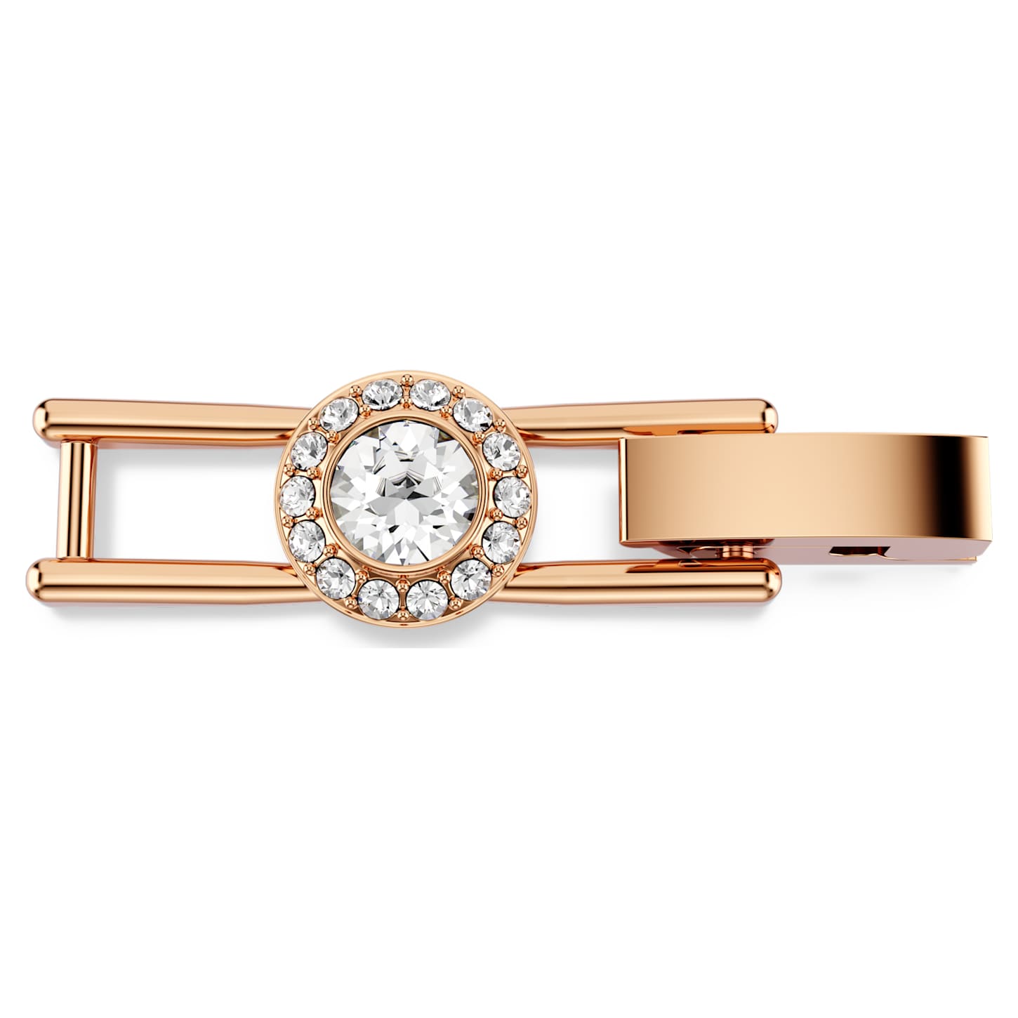 Una Angelic extender Round cut, White, 18K rose gold finish