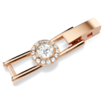 Una Angelic extender Round cut, White, 18K rose gold finish - Image 2