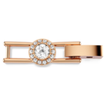 Una Angelic extender Round cut, White, 18K rose gold finish - Image 5