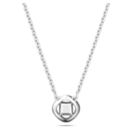 Una Angelic necklace Mixed cuts, Blue, Rhodium plated - Image 5
