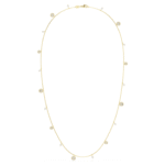 Una Angelic strandage Crystal pearl, Round cut, White, 18K gold finish - Image 7