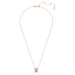 Una necklace Octagon cut, Purple, Rose gold-tone plated - Image 3