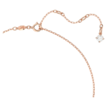 Una necklace Octagon cut, Purple, Rose gold-tone plated - Image 4